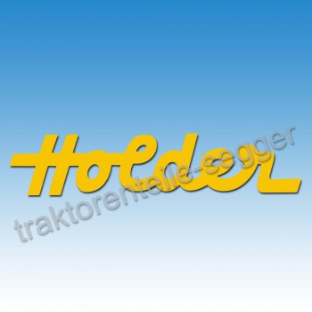 Aufkleber-Schriftzug "Holder" in gelb