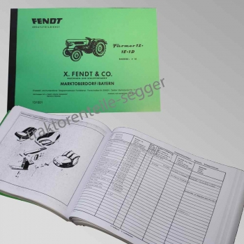 Ersatzteilliste Fendt Farmer 1Z, 1E, 1D / 131001