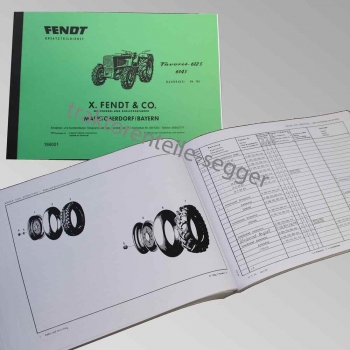 Ersatzteilliste Fendt Favorit 612 / 614 S  / 184001