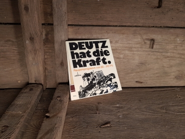 Streichholzmäppchen groß Deutz hat die Kraft Nr.: 37