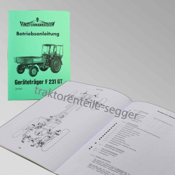 Betriebsanleitung Fendt F 231 GT / 231001