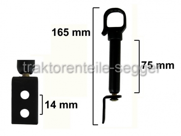 Haubenhalter Metall u.a. HANOMAG -8
