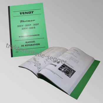Werkstatthandbuch Fendt Farmer 200 / 4000