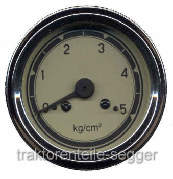 Öldruckmanometer Elfenbein 60 mm 218
