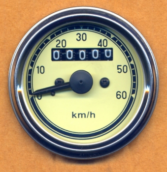 Tachometer Tacho mechanisch 60 mm 278