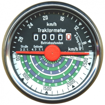 Traktormeter Fendt, Farmer 2 - 2 E, FW 139, schnell 509