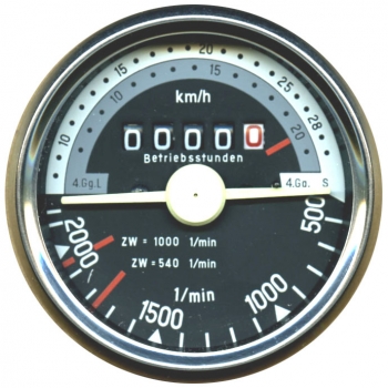 Traktormeter Fendt,  F 231 GT 511