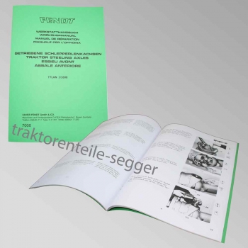 Werkstatthandbuch Lenkachse TTLAN 3/3608 / 7000