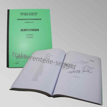 Werkstatthandbuch Fendt Geräteträger F255/275 / 9000