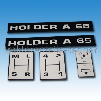 Aufkleber-Satz Aufkleber Holder B 18 6 Teilig Schmalspur Traktor 60245838