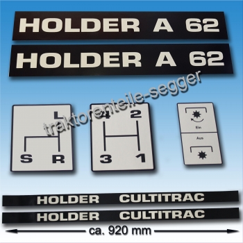 Aufkleber-Satz Holder A 62