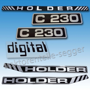 Aufkleber-Satz Holder C 230  Digital