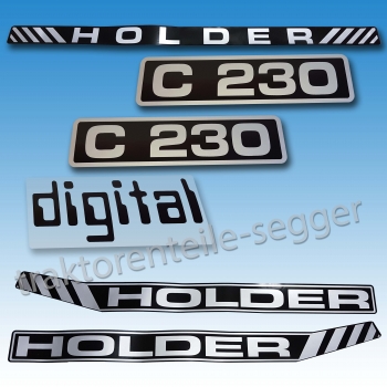 Aufkleber-Satz Holder C 230 Digital