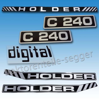 Aufkleber-Satz Holder C 240  Digital