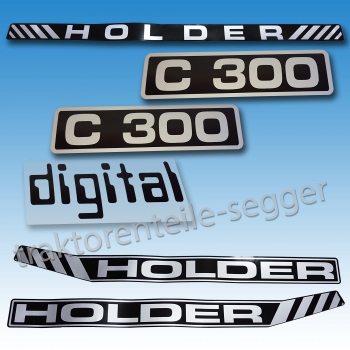Aufkleber-Satz Holder C 300  Digital