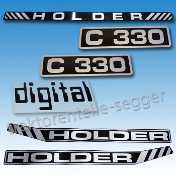 Aufkleber-Satz Holder C 330  Digital