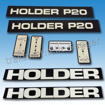 Aufkleber-Satz Holder P 20 8-teilig