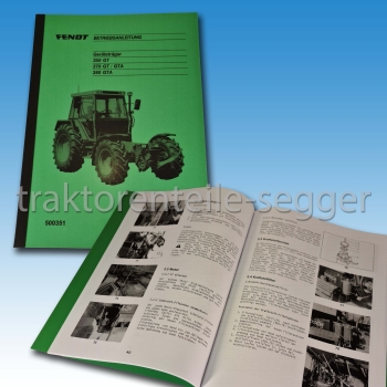 Fendt Bedienung und Wartung der Geräte Geräteträger F 12 GT Traktor 500047 
