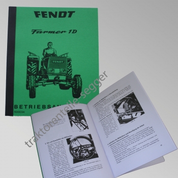 Betriebsanleitung Fendt Farmer 1 D / 500034