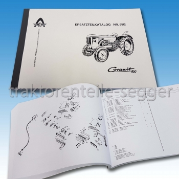 Hanomag Ersatzteilliste Ersatzteilkatalog Granit 500