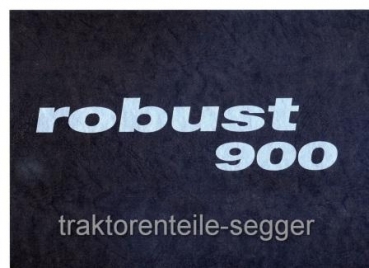 Aufkleber Hanomag Robust 900 Haubenaufkleber