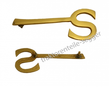 Deutz Emblem Messing S z.B. D25S D30S D40S D50S