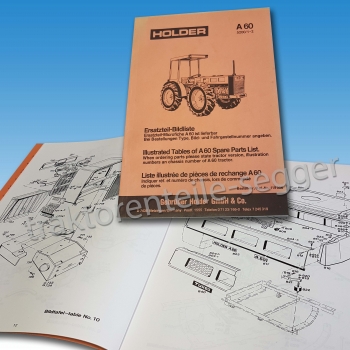 Ersatzteil-Bildliste Ersatzteilliste Holder A 60