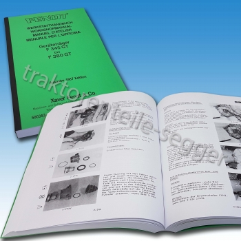 Werkstatthandbuch für Fendt Geräteträger F 345 GT F 360 F 365 & F 380 GT Ausgabe 1987 500353