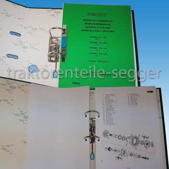 Werkstatthandbuch (Ordner) für Fendt Favorit 611 612 614 615 LSA Ausgabe 1990 500602