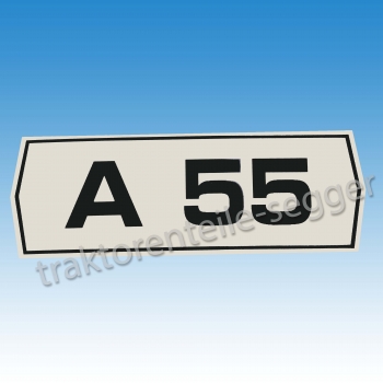 Holder Typenaufkleber A 55