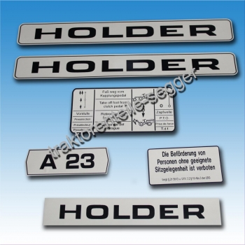 Aufkleber-Satz Holder A 23