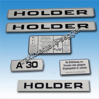 Aufkleber-Satz Holder A 30