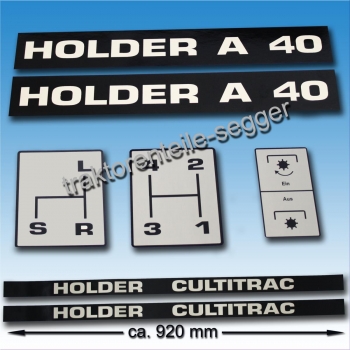 Aufkleber-Satz Holder A 40