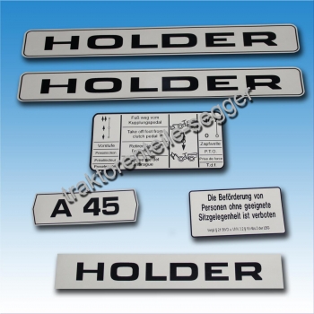 Aufkleber-Satz Holder A 45