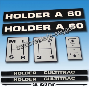 Aufkleber-Satz Holder A 60