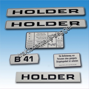 Aufkleber-Satz Holder B 41