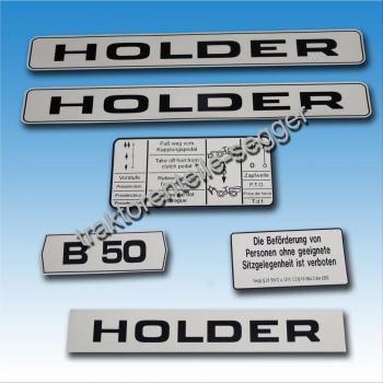 Aufkleber-Satz Holder B 50