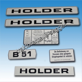 Aufkleber-Satz Holder B 51