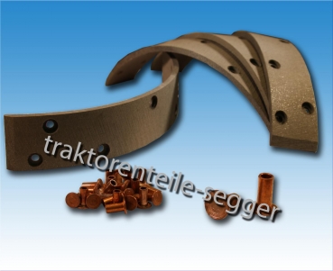 Trommelbremsbelag-Satz für Holder A 8 A 20 A 21 AG 3 AG 35 A 45 A 55 B 25 P 50 P 60