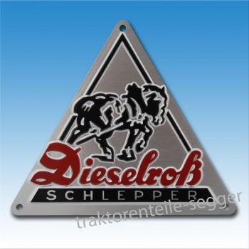 Fendt Dieselroß Schild Blechschild Dieselross