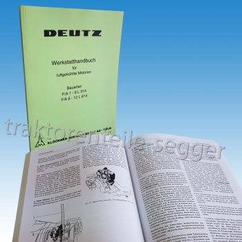 Deutz Werkstatthandbuch für die luftgekühlten Dieselmotoren der Bauarten F/A 1-6 L 514 und F/A 6-12 L 614