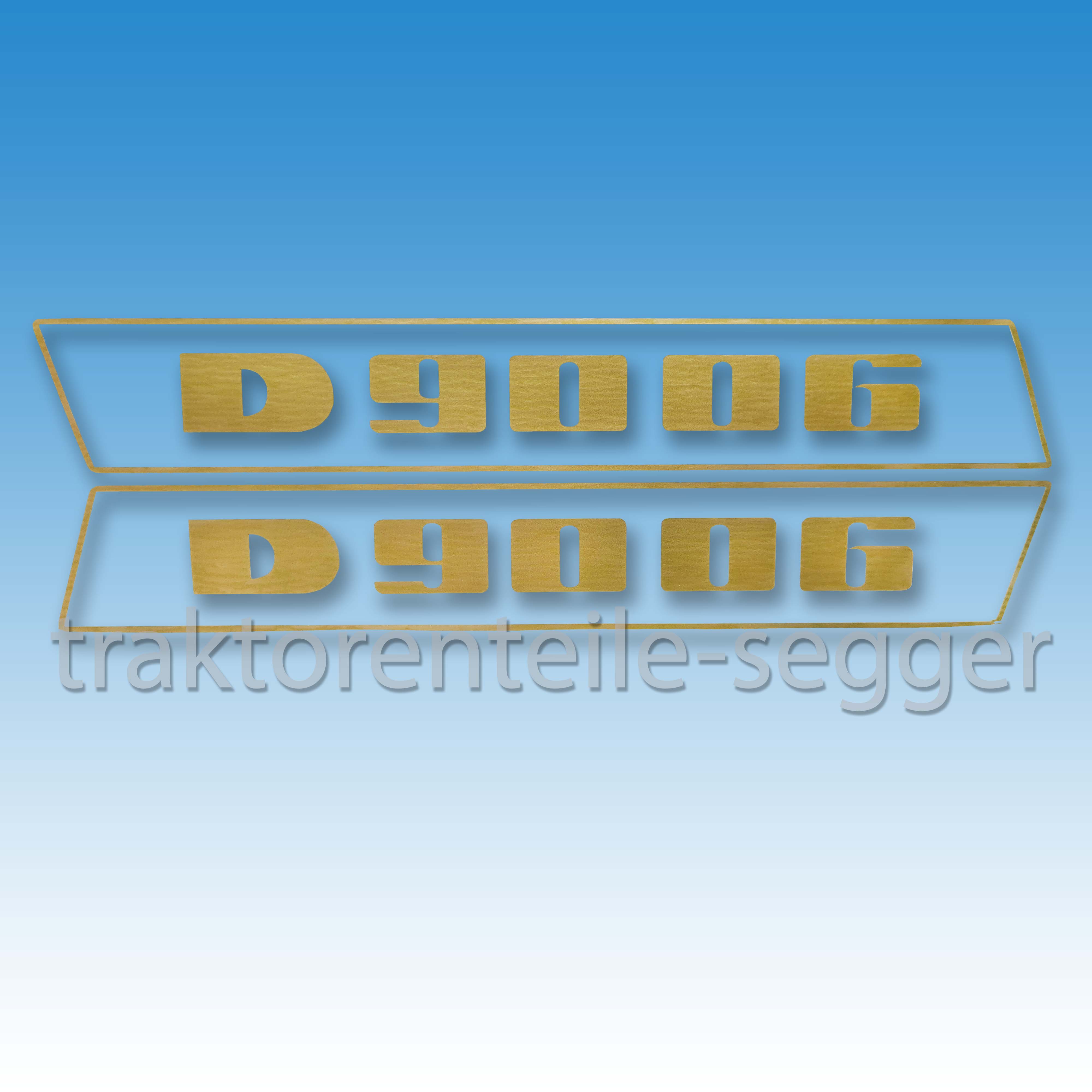 Deutz - Fahr Aufkleber Kotflügel D5207 Baureihe Logo Emblem Sticker