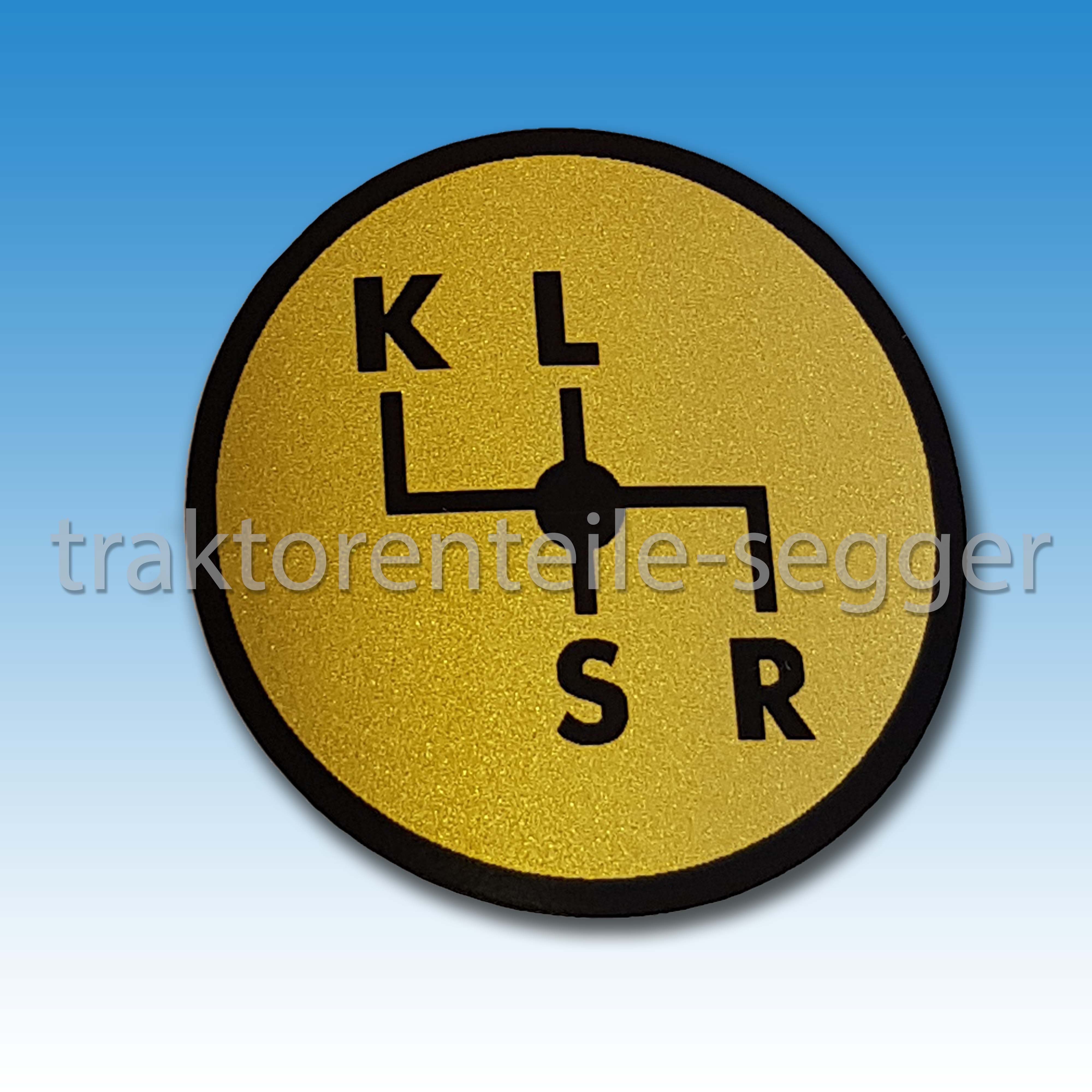 Traktorenteile Segger - Aufkleber Schaltschema Deutz 06 Baureihe K L S R