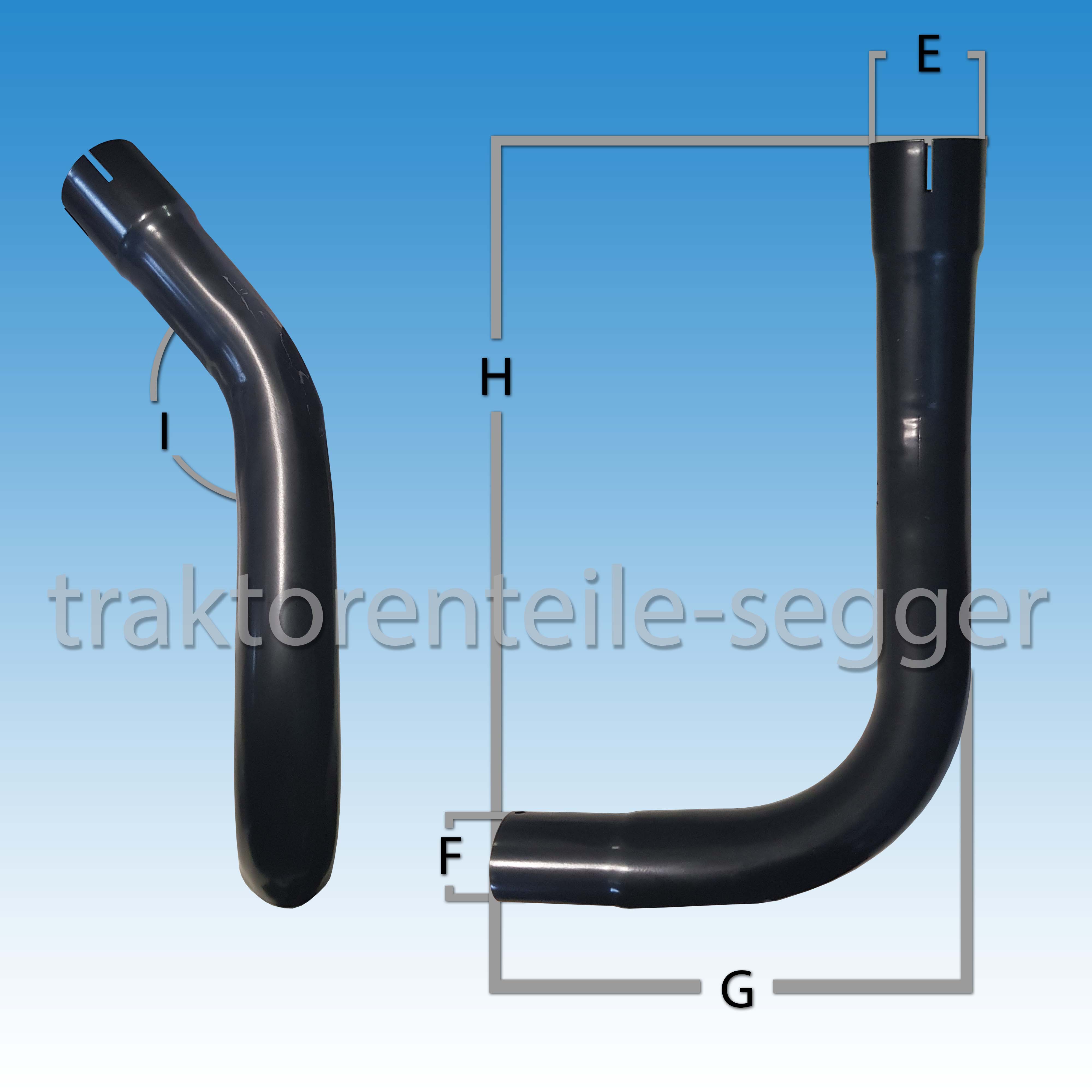 5506 hinten Auspuffrohr pas f 5206 4506 DEUTZ 4006 5006 