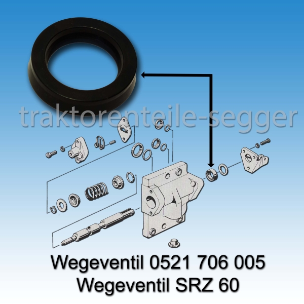 Dichtmanschette für Bosch Wegeventil Deutz D-Serie & 05-Serie