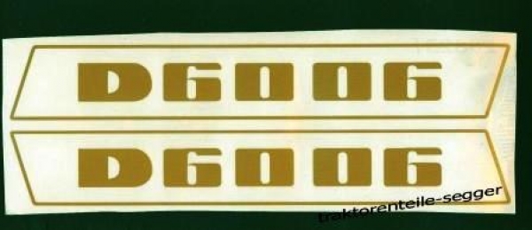 Deutz Aufkleber für Traktor D7006 Logo Emblem Sticker Label gold (bis Deutz Aufkleber für Traktor D7006 Logo Emblem Sticker Label gold (bis