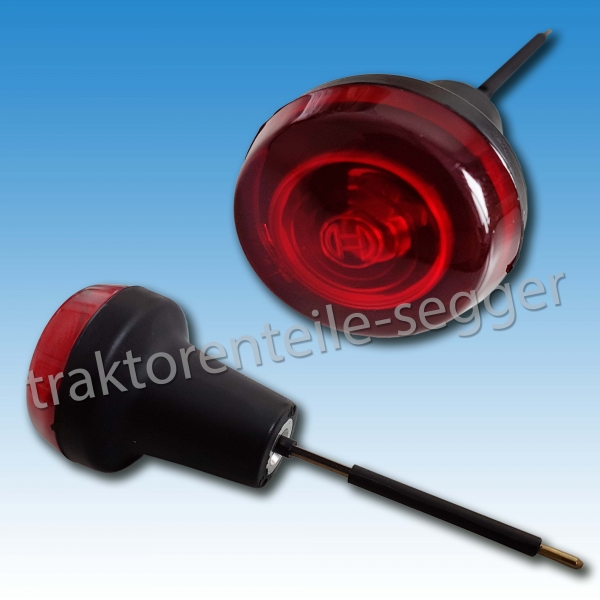 Traktor Ersatzteile - Sitzkissen rot mit Prägung 22 cm Rückenhöhe