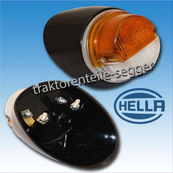 2er Satz Hella Blink und Positionsleuchten IHC rund mit Halter